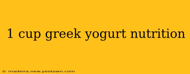 1 cup greek yogurt nutrition