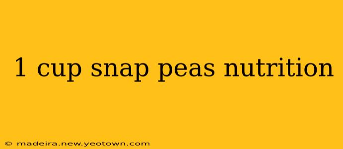 1 cup snap peas nutrition