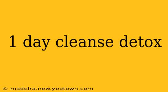 1 day cleanse detox