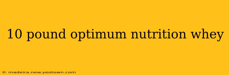 10 pound optimum nutrition whey