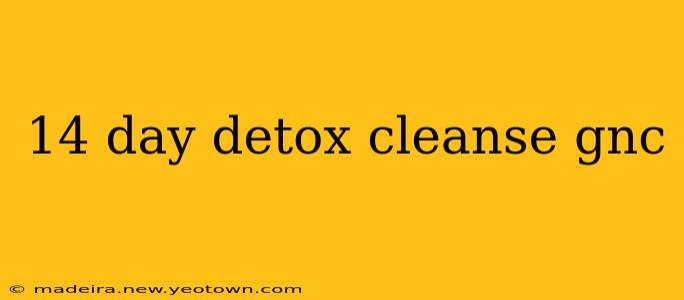 14 day detox cleanse gnc