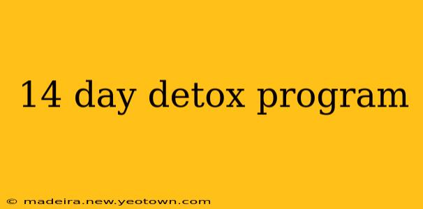 14 day detox program