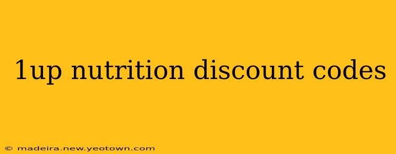 1up nutrition discount codes