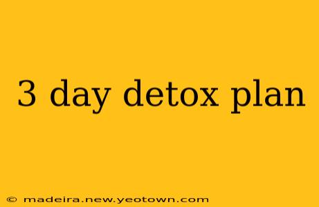 3 day detox plan