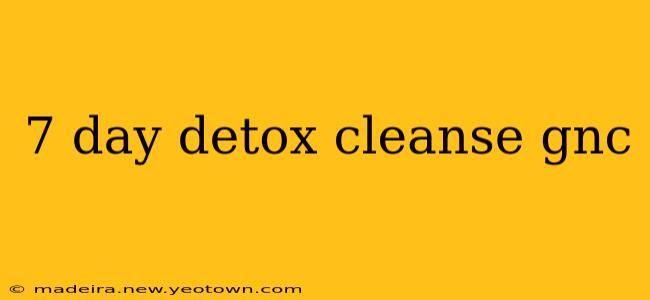 7 day detox cleanse gnc