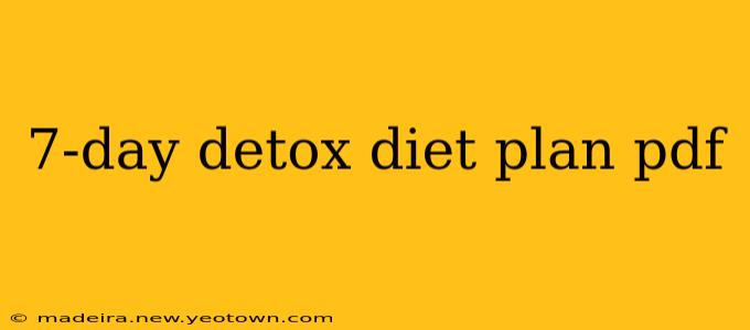 7-day detox diet plan pdf