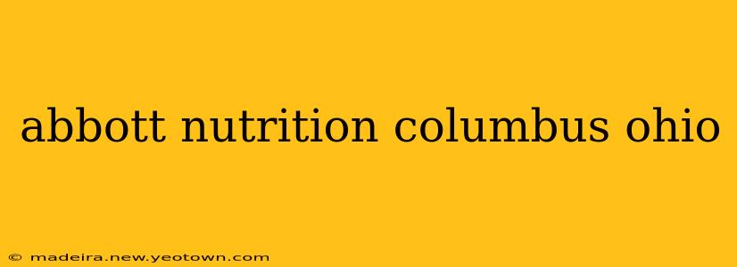 abbott nutrition columbus ohio