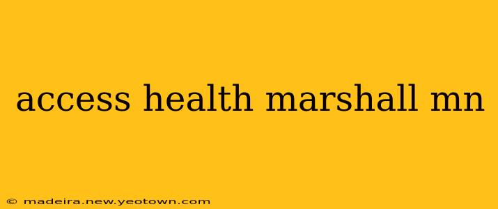 access health marshall mn