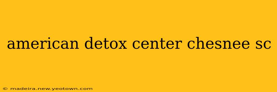 american detox center chesnee sc