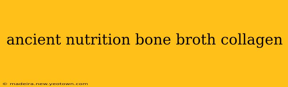 ancient nutrition bone broth collagen