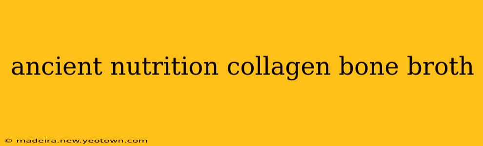 ancient nutrition collagen bone broth