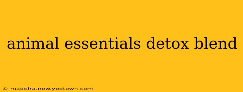 animal essentials detox blend