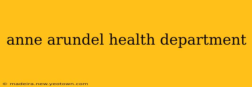 anne arundel health department