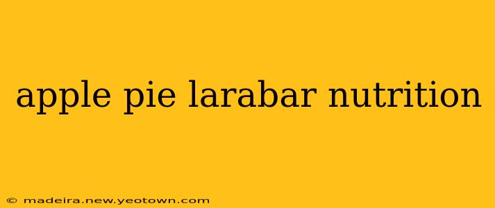 apple pie larabar nutrition
