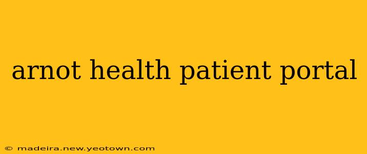 arnot health patient portal