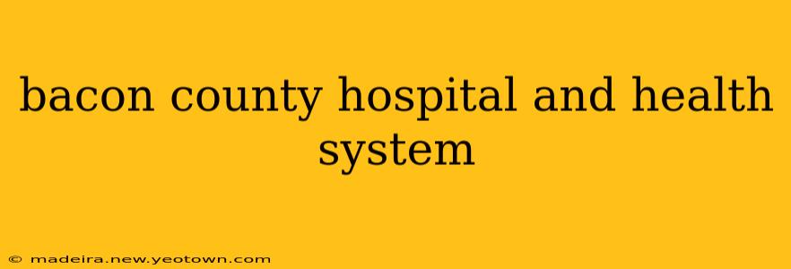 bacon county hospital and health system