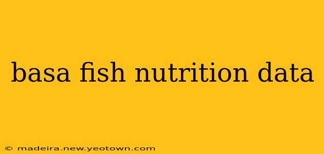 basa fish nutrition data