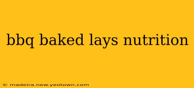 bbq baked lays nutrition