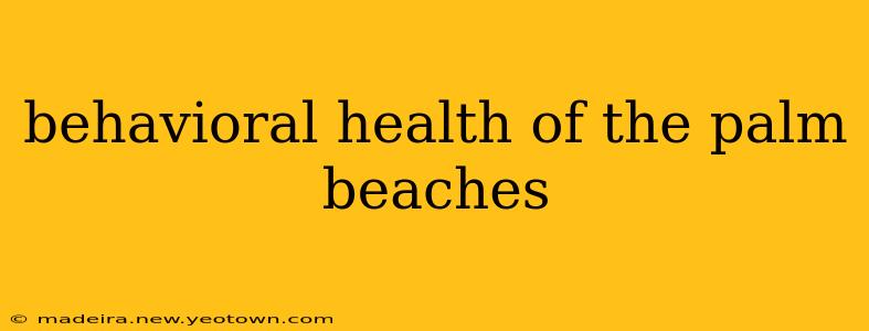 behavioral health of the palm beaches