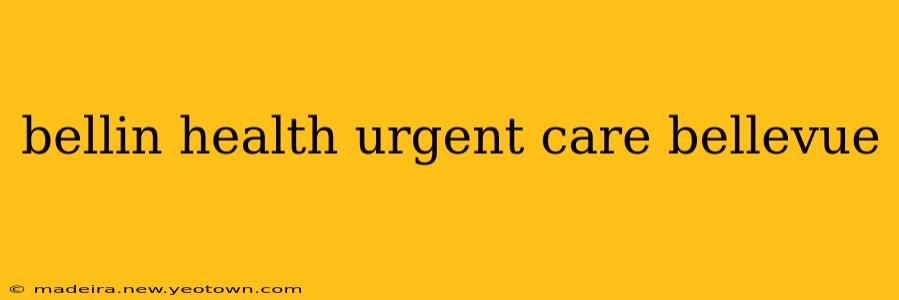 bellin health urgent care bellevue