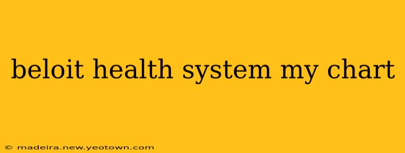 beloit health system my chart