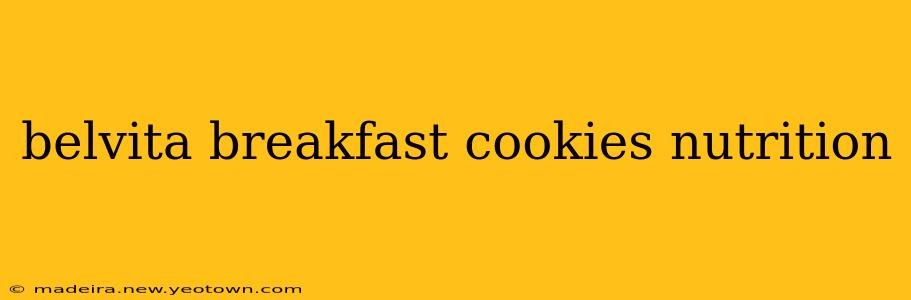 belvita breakfast cookies nutrition