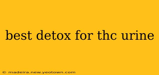 best detox for thc urine