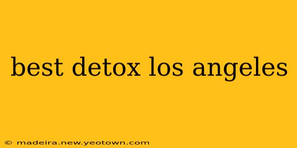 best detox los angeles