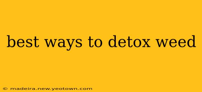 best ways to detox weed