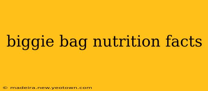 biggie bag nutrition facts