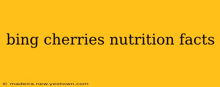 bing cherries nutrition facts
