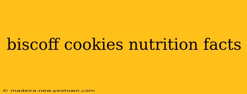 biscoff cookies nutrition facts
