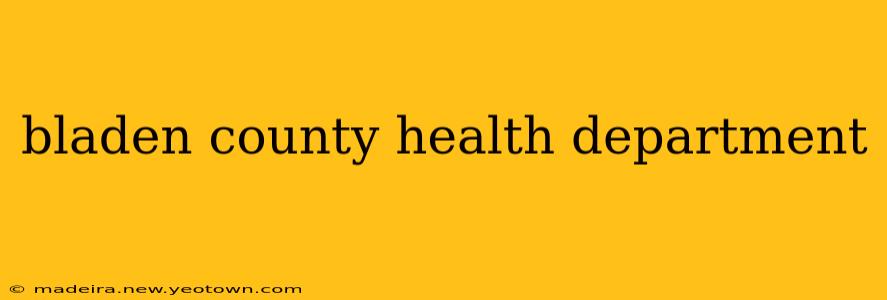 bladen county health department