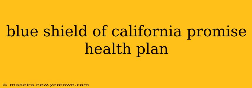 blue shield of california promise health plan