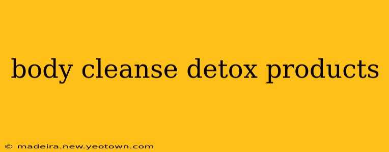 body cleanse detox products