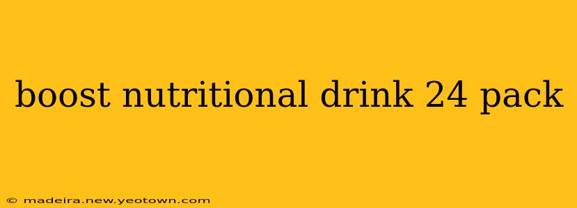 boost nutritional drink 24 pack