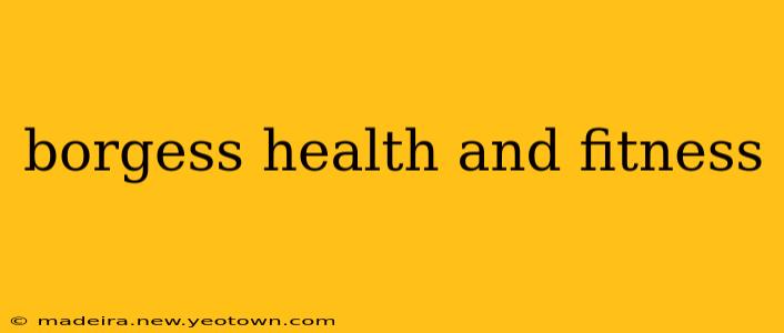borgess health and fitness