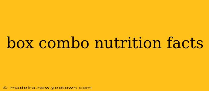 box combo nutrition facts