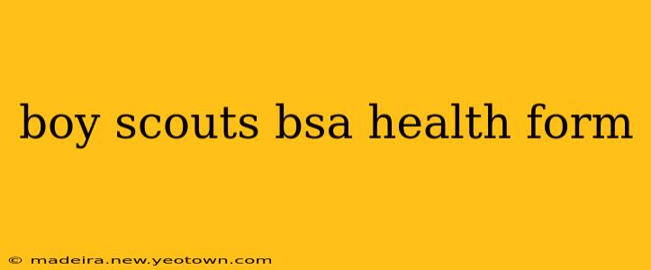 boy scouts bsa health form