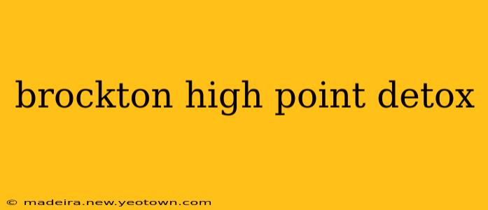 brockton high point detox
