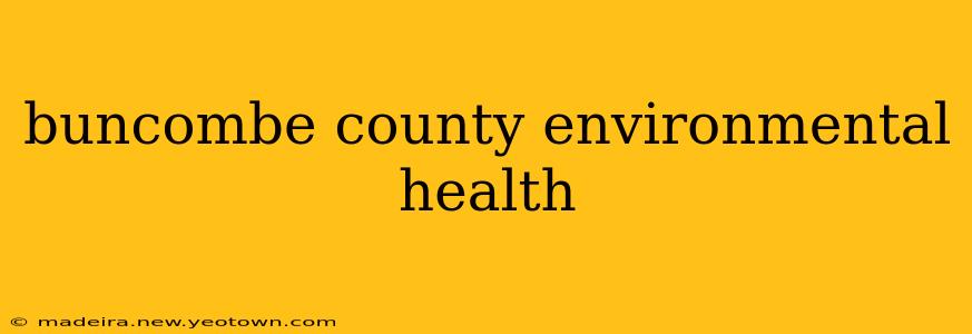 buncombe county environmental health