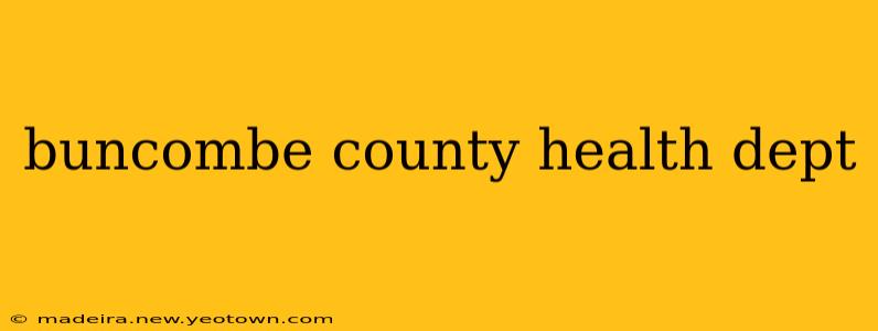 buncombe county health dept
