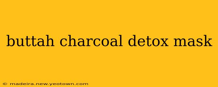 buttah charcoal detox mask