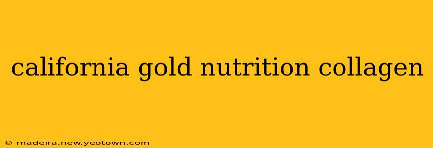 california gold nutrition collagen