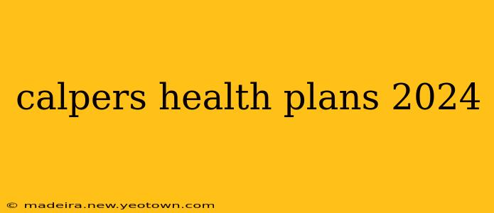 calpers health plans 2024