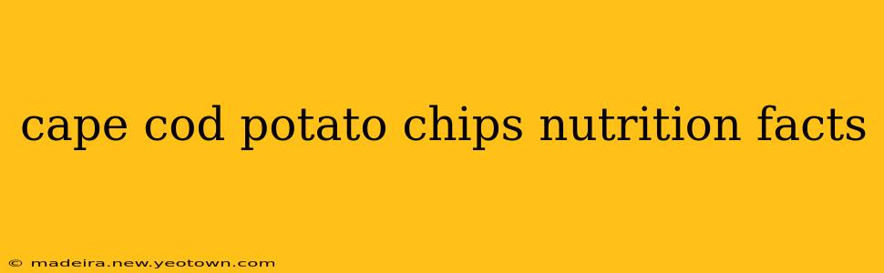 cape cod potato chips nutrition facts