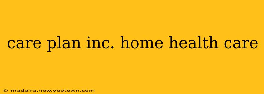 care plan inc. home health care
