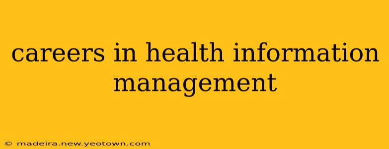 careers in health information management