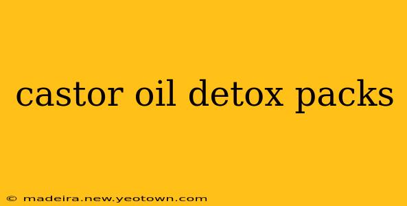 castor oil detox packs