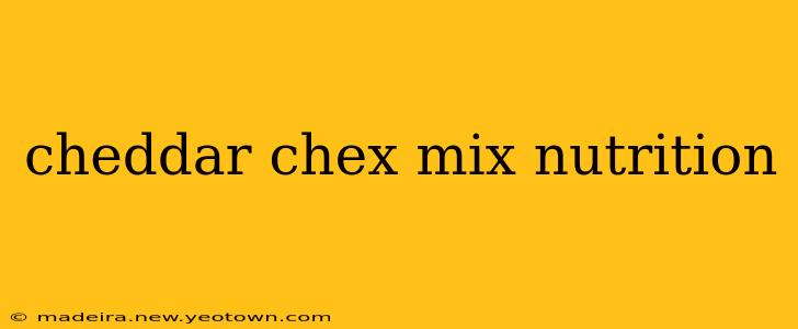 cheddar chex mix nutrition